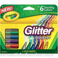 Bulk Buy Crayola 2-Pack Glitter Markers 6 Pkg 58-8629 B0134COEOI